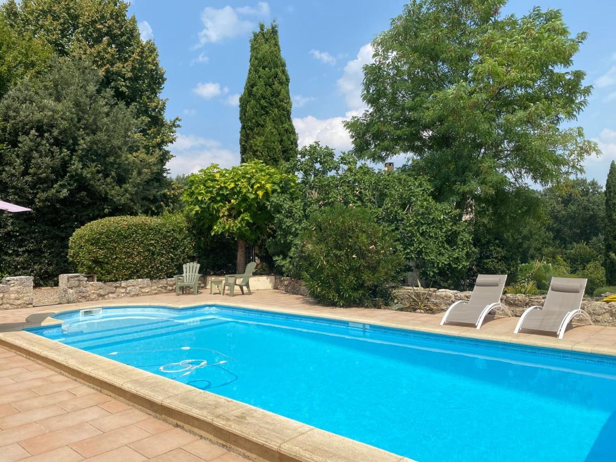 Gite La Canopee A Duras - Piscine Exterior foto