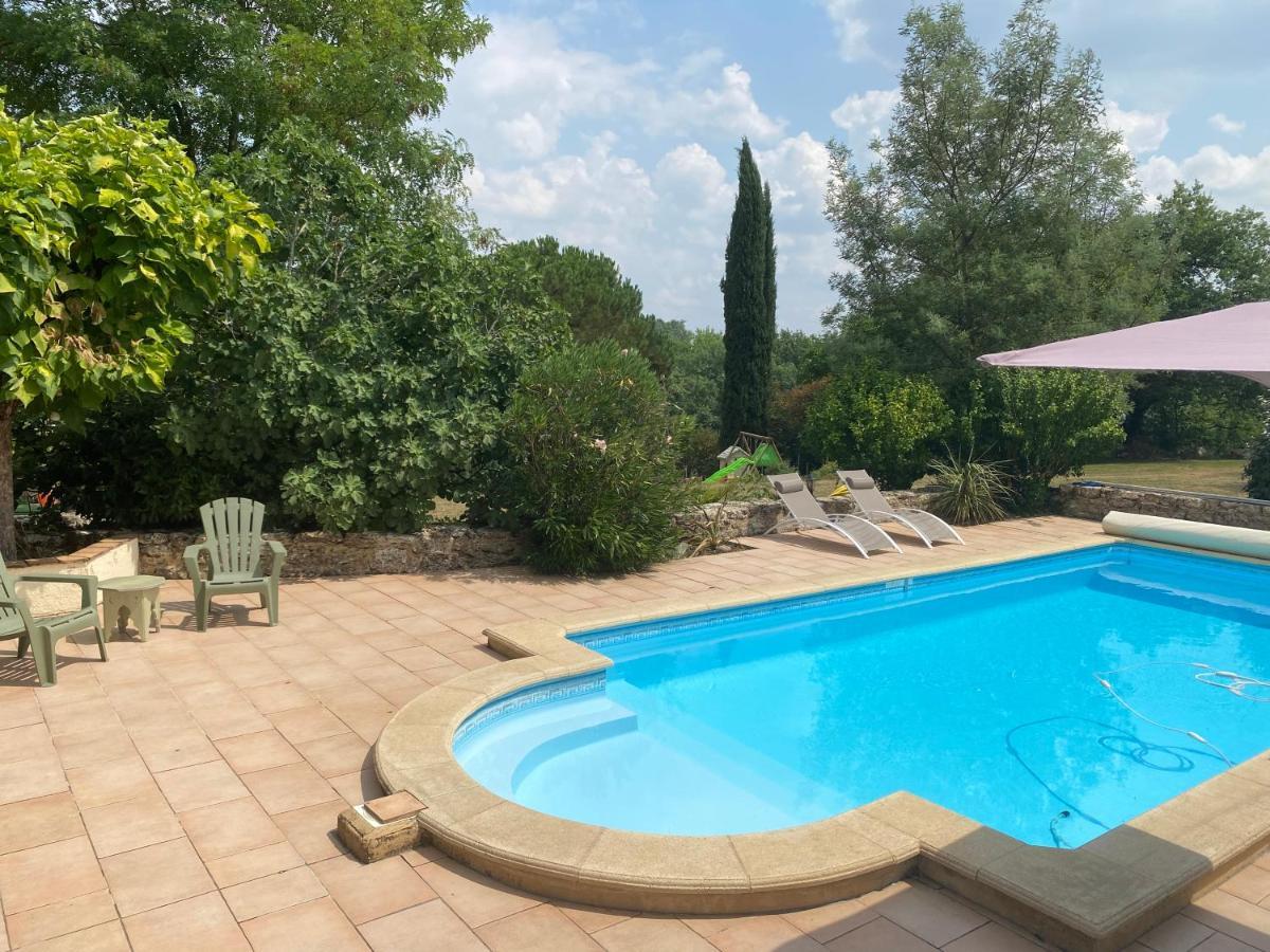 Gite La Canopee A Duras - Piscine Exterior foto